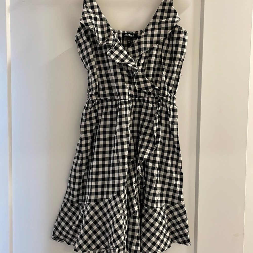 Express Gingham Dress